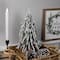 14" Unlit Mini Flocked Downswept Pine with Berries Artificial Christmas Tree